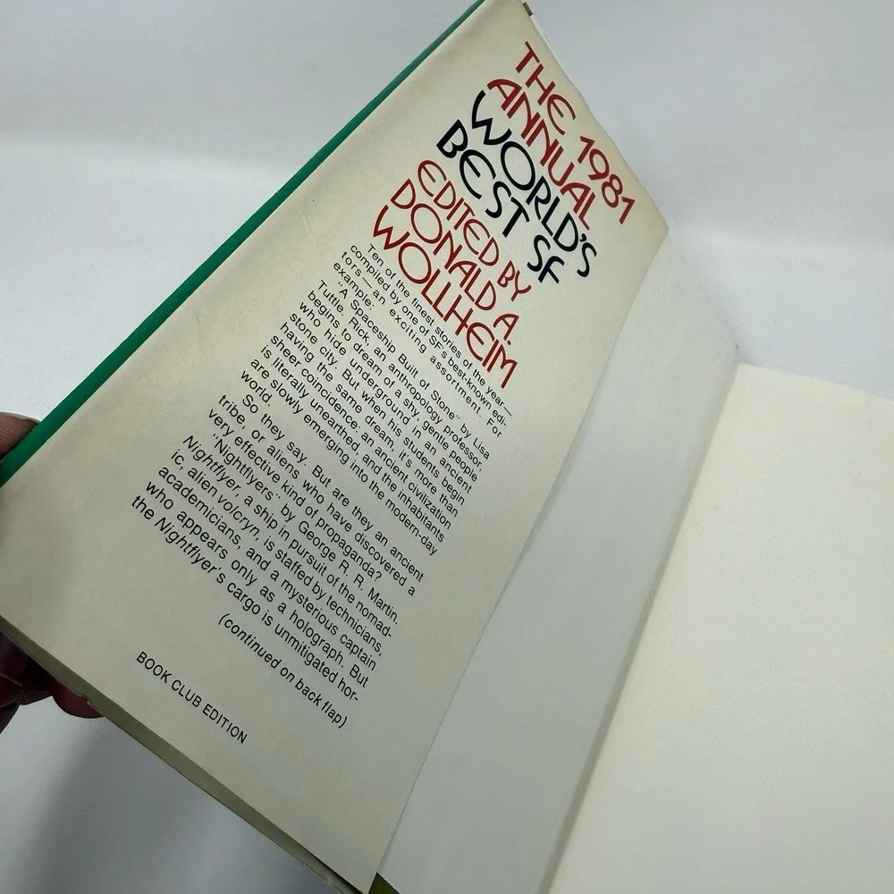 The 1981 Annual World's Best SF - Edited‎ by Donald A. Wollheim BCE Hardback